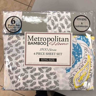 Καλό σετ κρεβατοκάμαρας μικροϊνών 6pcs 80gm 100% πολυεστέρας χωρίς γεμίσεις και συσκευασίες