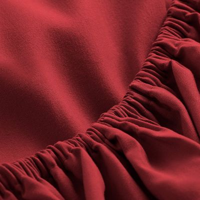 100% Πολυεστέρα Μικροϊνών Απλή 5mm Τριμ Luxury Sheet Sheet Sets για 6PCS στο Xinpai