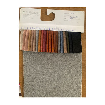 Μεσαίου βάρους Wool Polyester Melton Fabrics Woven Coat Fabric For Overcoat