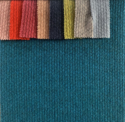 Μεσαίου βάρους Wool Polyester Melton Fabrics Woven Coat Fabric For Overcoat