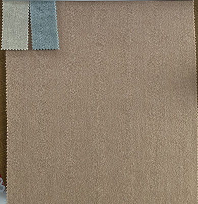 Μεσαίου βάρους Wool Polyester Melton Fabrics Woven Coat Fabric For Overcoat