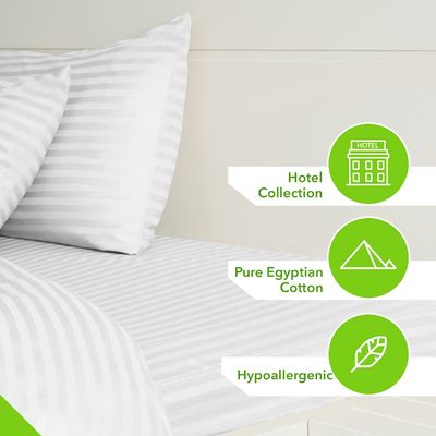500 αριθμός νήματος 100% βαμβάκι στρώμα φύλλο σατίν υφαντικό Δαμασκό ριγέ υπνοδωμάτιο απαραίτητο