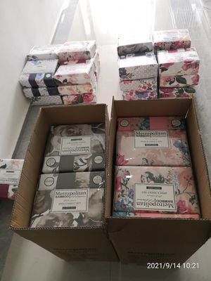Ευρωπαίος και Αμερικανικός στυλ 6pcs 100% Πολυέστερ εκτύπωση Microfiber υφασματικό στρώμα κρεβατιού