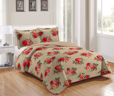 80gm 100% Polyester Woven Microfiber Sheet Set 6pcs με προσαρμοσμένο σχεδιασμό