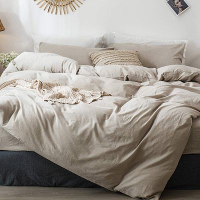Προσαρμοσμένο 3 τεμάχια Queen Comforter Set Φάρμα Επενδύματα Εγκατάστασης με σχεδιασμό κρεβατιού Ruffle