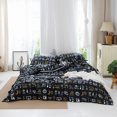 Πολυεστέρας Τυπωμένο Quilt Cover Τέσσερα κομμάτια σετ προσαρμοσμένο για την ικανοποίηση και την άνεση σας